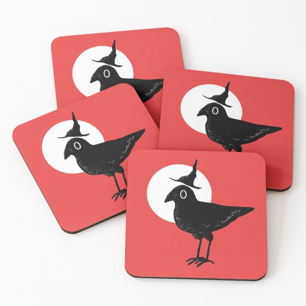 Item preview, Witch Crow (with moon) designed and sold by spacebirbz.