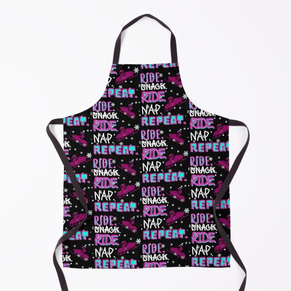 Item preview, The RIDE. SNACK. RIDE. NAP. REPEAT. Female Sled -Funny Snowmobile designed and sold by Rally-Girl.