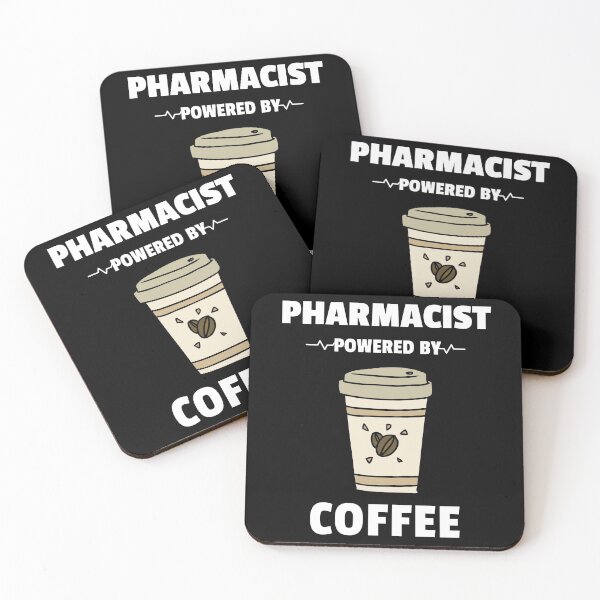 Item preview, Pharmacist Powered By coffee Shirt designed and sold by zoonix.