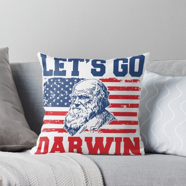 Item preview, Let's Go Darwin Actual Charles darwin y la bandera de EE. UU. Divertido FJB designed and sold by Panda2Shop.