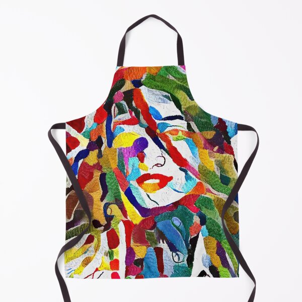 Item preview, Semi-Abstract Colorful Artsy Painting Of A Young Girl designed and sold by Artificial-Arts.