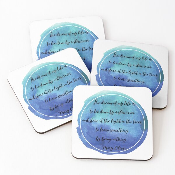 Item preview, Learn by Being Nothing | Mary Oliver designed and sold by ArtistVenus.