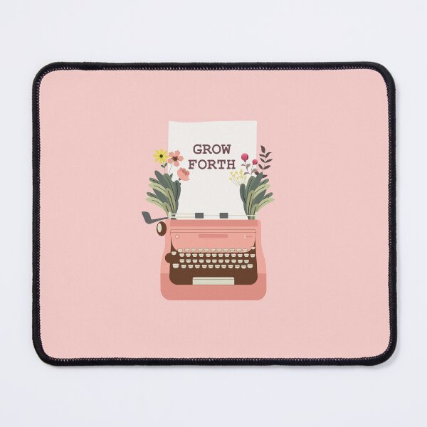 Item preview, Grow Forth | Pink Vintage Typewriter designed and sold by KarolinaPaz.