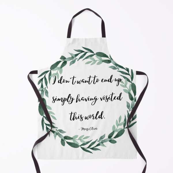 Item preview, Visited This World | Mary Oliver designed and sold by ArtistVenus.