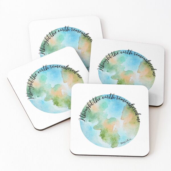 Item preview, Earth Remembers | Mary Oliver designed and sold by ArtistVenus.