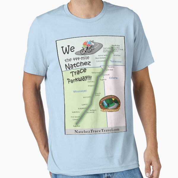 We (two men) Bicycled the Natchez Trace Parkway. Essential T-Shirt