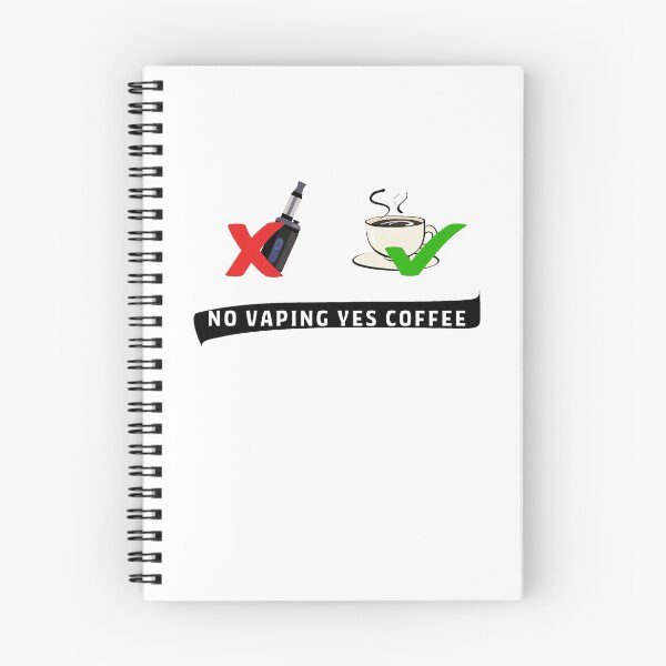 Item preview, No vaping yes coffee, anti vaping shirt, lovers coffee, against vaping designed and sold by yssnyd.