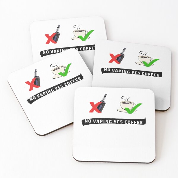 Item preview, No vaping yes coffee, anti vaping shirt, lovers coffee, against vaping designed and sold by yssnyd.