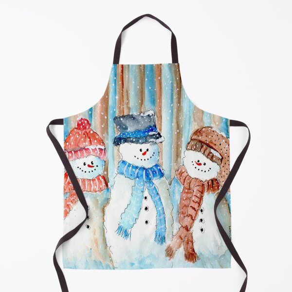 Item preview, Three Colorful Snowman designed and sold by Smalltownart.