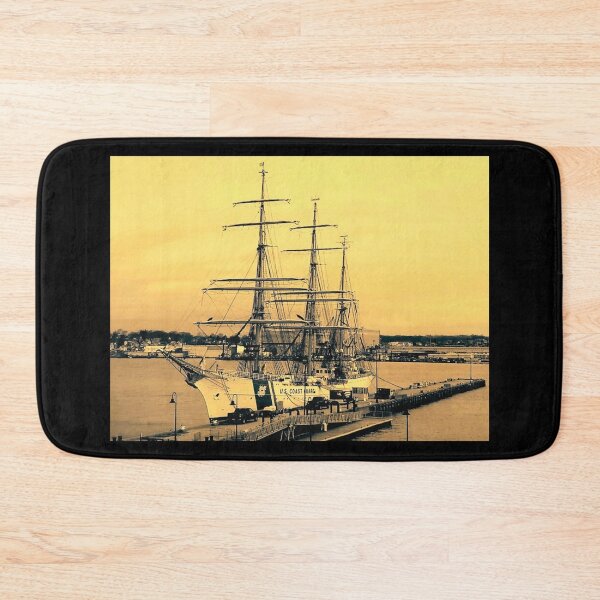 Item preview, Sepia Tone Photograph Of Coast Guard Tall Sail Ship Design designed and sold by EarthArtDesigns.