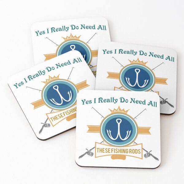 Item preview, Yes I do Really Need All These Fishing Rods Funny Sticker For Fishing Lovers. designed and sold by Sloyar.