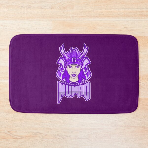 Item preview, Destroyer of Wumao Hunter Gamer Badge Samurai Purple designed and sold by ReRevolution.