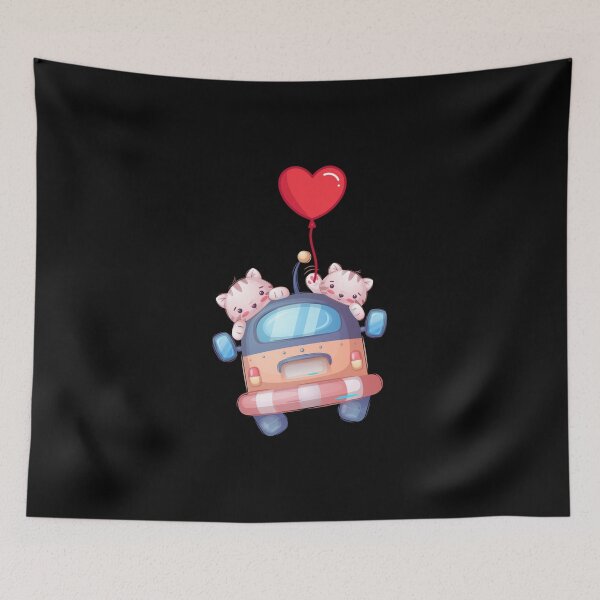 Item preview, two cats Driving Car designed and sold by prodesignerpro.
