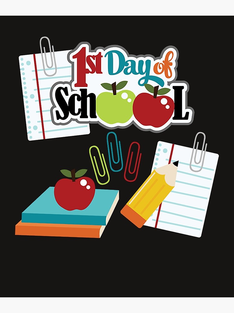 the-first-day-of-school-poster-for-sale-by-daviourque-redbubble