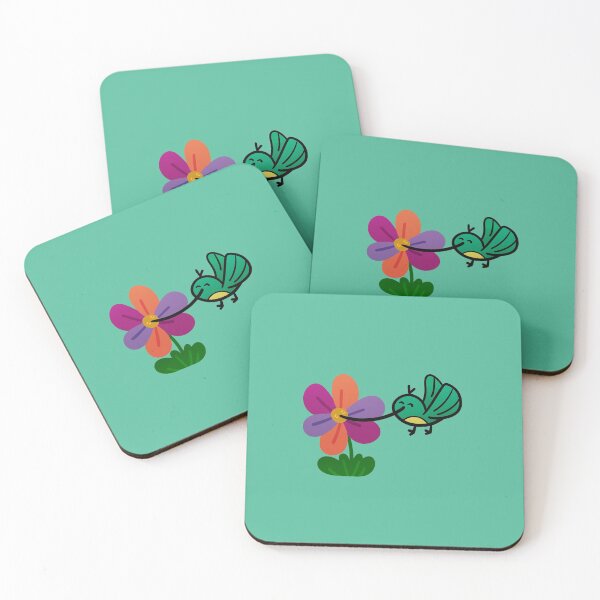 Item preview, Hummingbird and Flower designed and sold by WatchToDonate.