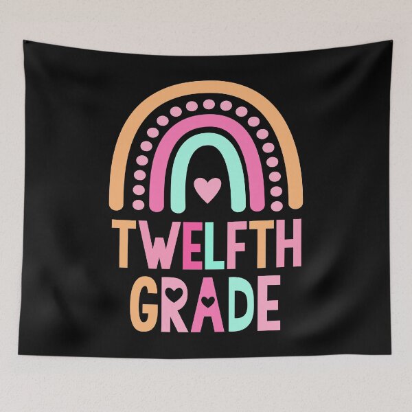 Item preview, Back To School twelfth Grade Rainbow Kids Women Men 12th grade designed and sold by Zeus-Studio.