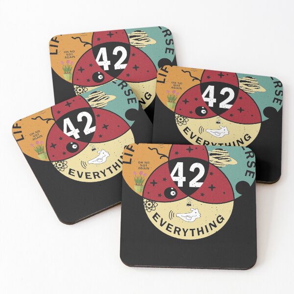 Item preview, 42 Answer to Life Universe and Everything Funny Vintage Gift Idea designed and sold by JakieBadere.