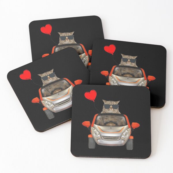 Item preview, Funny cat Driving Car designed and sold by prodesignerpro.