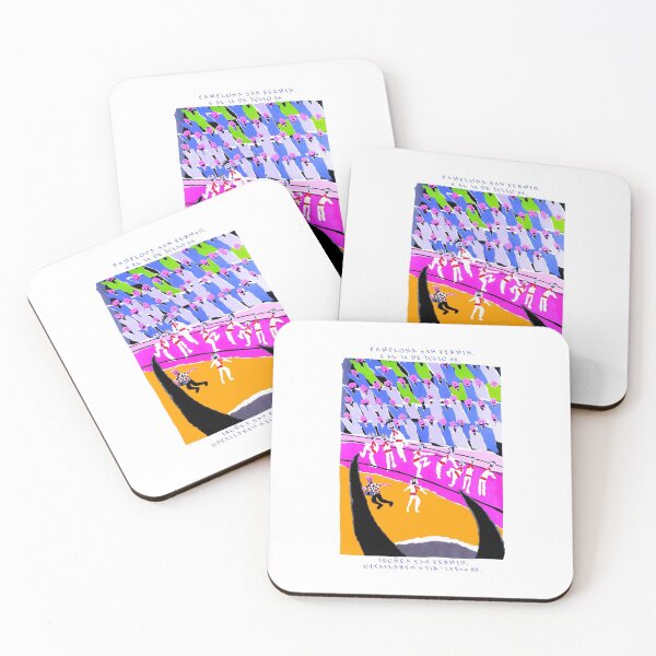 Item preview, 1988 SPAIN Pamplona Running Of The Bulls Poster designed and sold by retrographics.