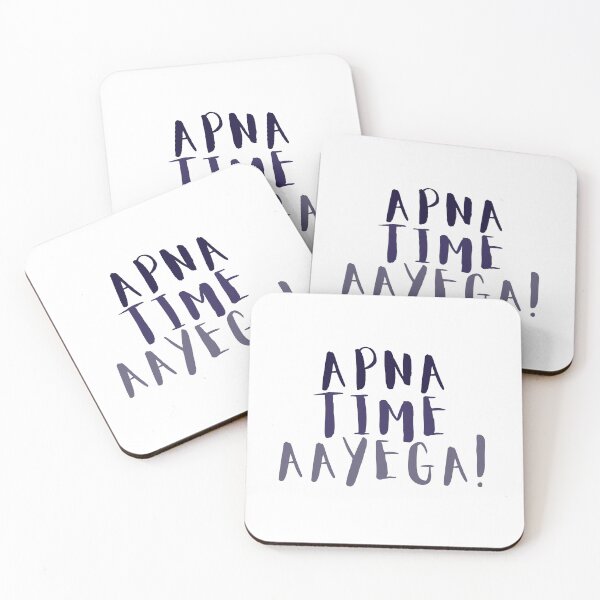 Item preview, Apna Time Aayega  designed and sold by BrownGirlMantra.