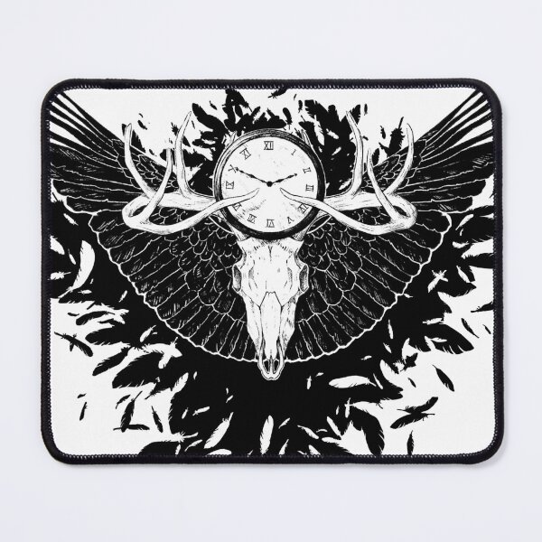 Item preview, Winged Deer Skull designed and sold by TeddiBura.