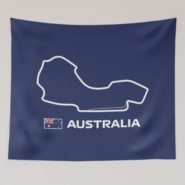 Item preview, Circuit 2022 - Third Race of the Season (Australian GP - Dark Blue BG) designed and sold by FilipeFerreira.