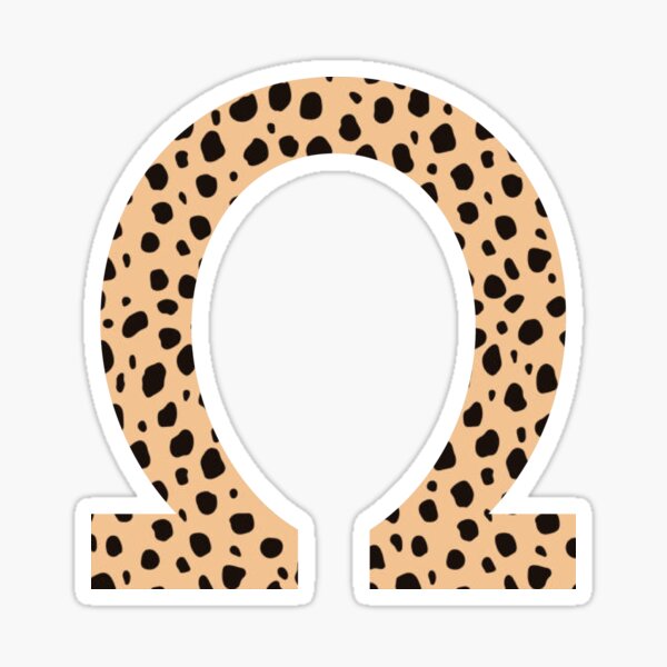 Omega Greek Letter Sticker For Sale By Ally Schwaeber Redbubble 1295