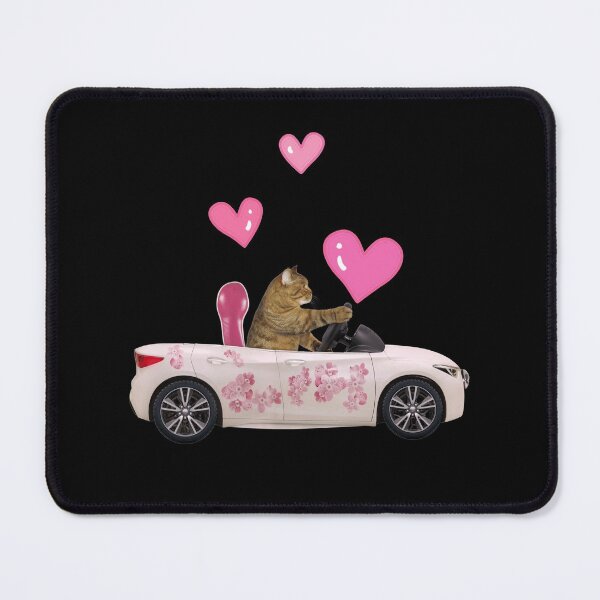 Item preview, awesome cat Driving Car, valentine days designed and sold by prodesignerpro.