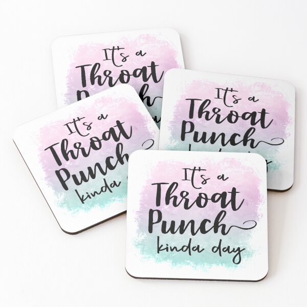 Item preview, Throat Punch Kinda Day designed and sold by storyboxdesigns.