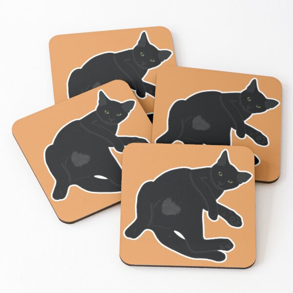 Item preview, Pin-Up Cat - Black Cat designed and sold by katkarynd.