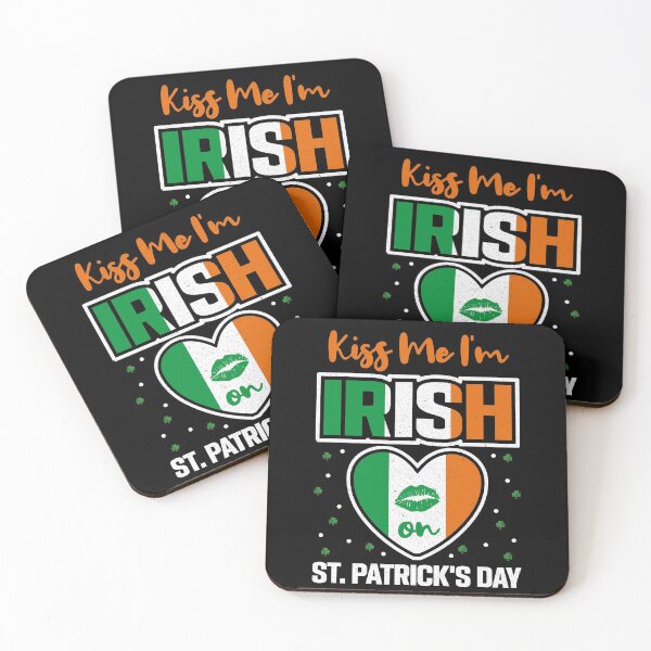 Item preview, Kiss Me Im Irish On St Patricks Day  distressed designed and sold by GuwdTCo.