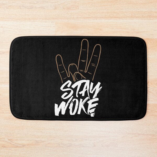 Item preview, Stay Woke and Hand Sign designed and sold by Jrodi.