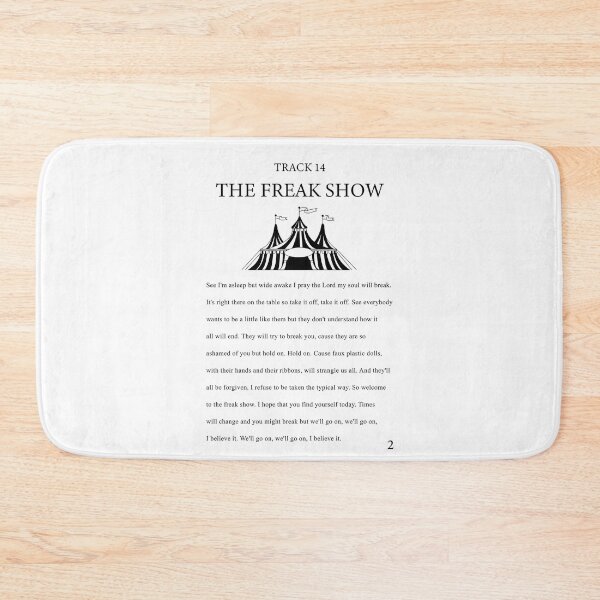 Item preview, The Freak Show YungBlud Lyrics designed and sold by broadwaycantdie.