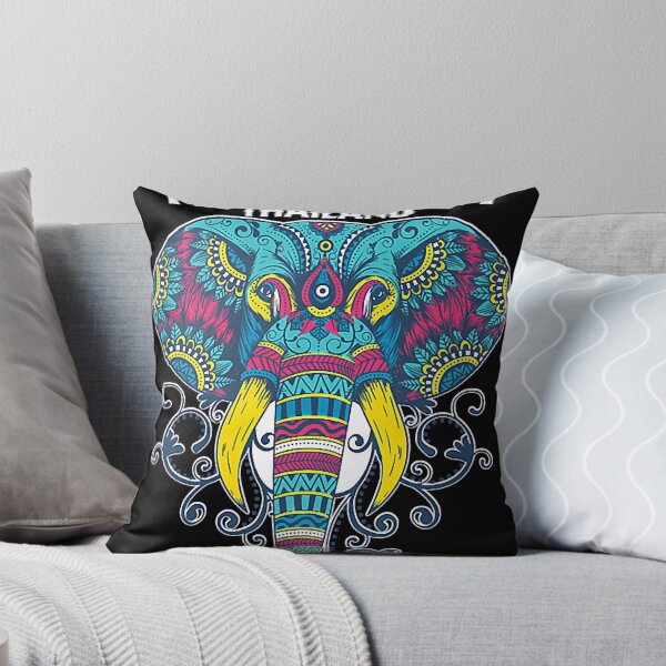 Aperçu de l'œuvre Conception d'éléphant géométrique personnalisée - Limitée Ayutthaya Print Premium créée et vendue par cohennoel.