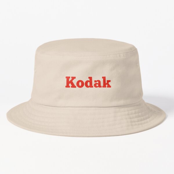 ◆KODAK◆ Nylon Bucket Hat IVORY K4143LCP23IVR Retro Kodak Logo Text Only