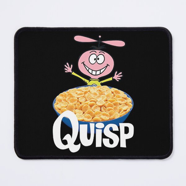 Item preview, Quisp breakfast cereal poster designed and sold by BrendaBarr1639.
