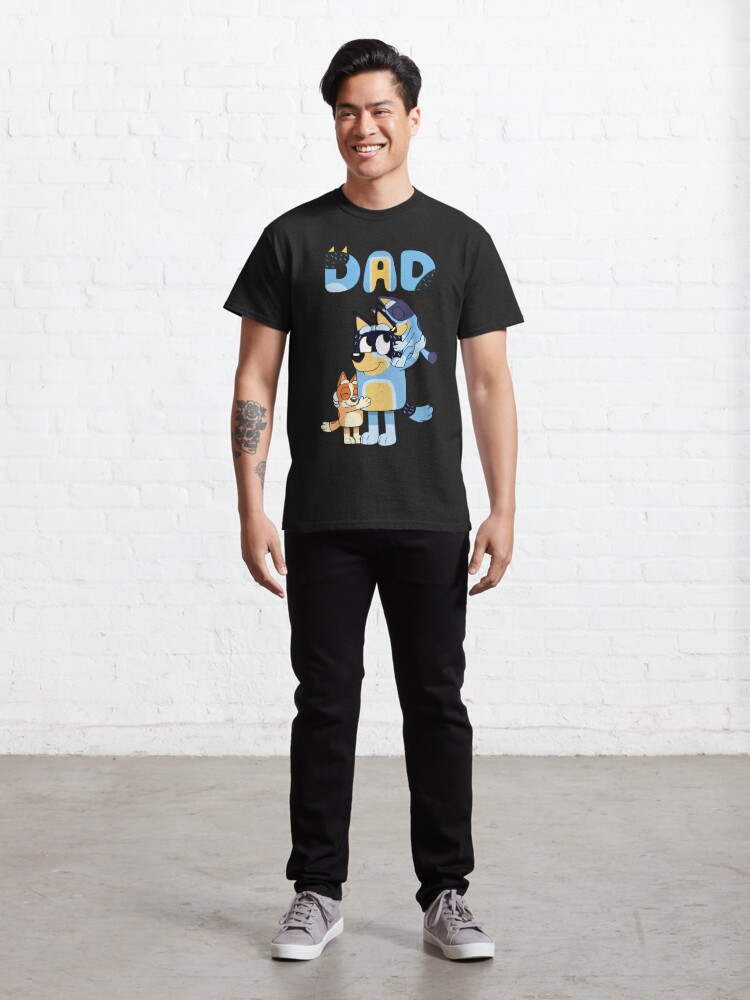 Discover Camiseta Papá Jugando Bluey Heeler para Hombre Mujer