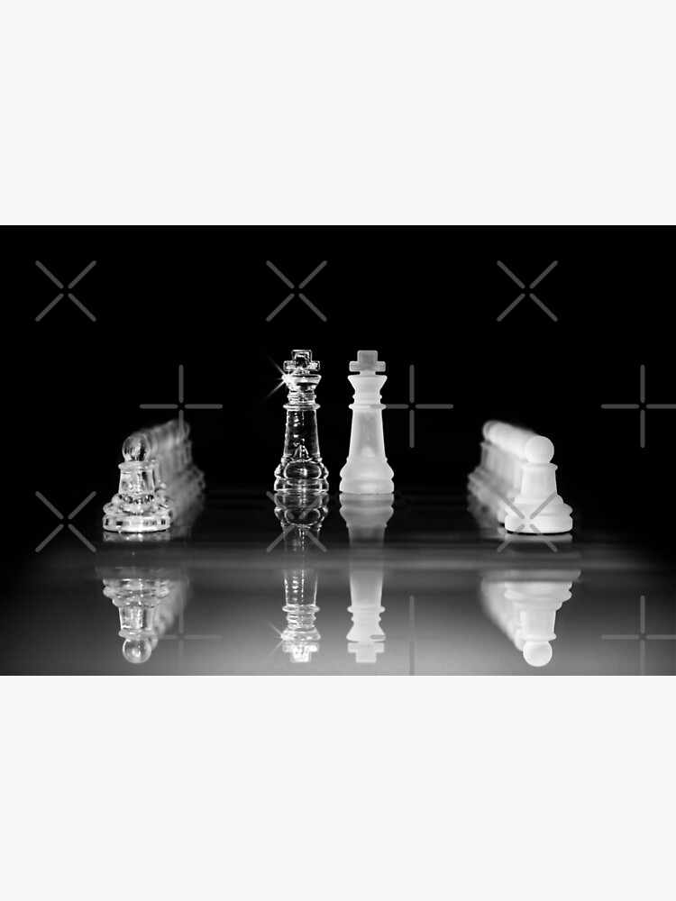 "Chess, king vs. king" Poster by hottehue Redbubble
