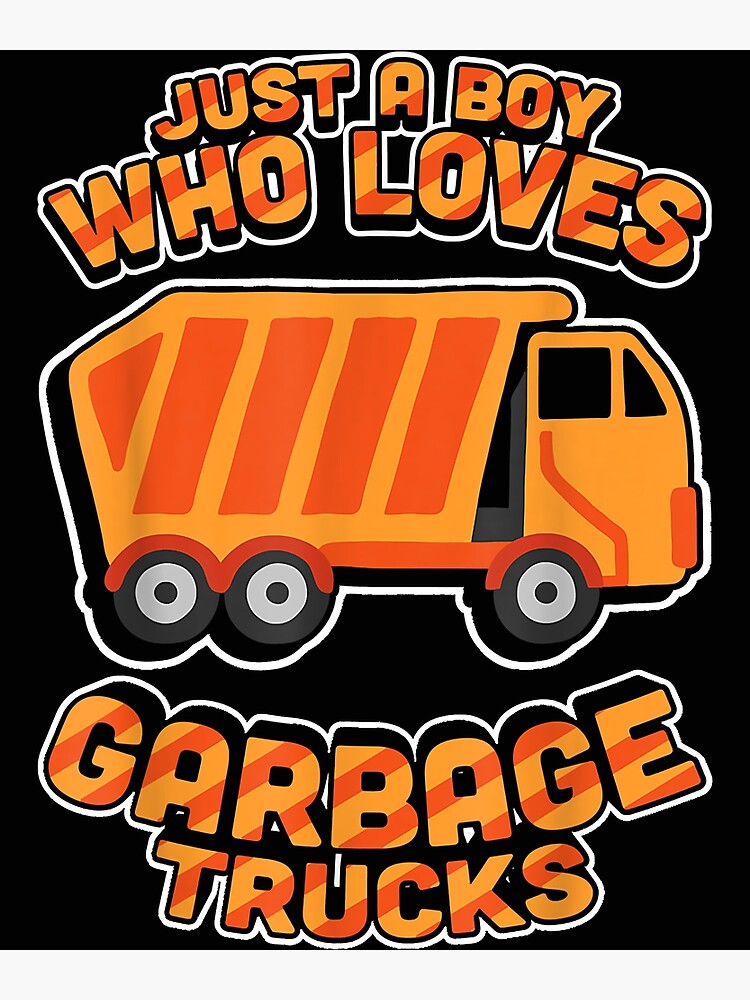 „Boy Who Loves Garbage Trucks“ Decke – Weiche Flanell-Decke Mit Müllwagen-Motiv, 60 X 50 Cm, Aus Mikrofaser-Polyester, Für Kinder, Jugendliche, Sofa & Bett