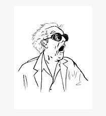 Back To The Future Doc Emmett Brown Sketch Photographic Print