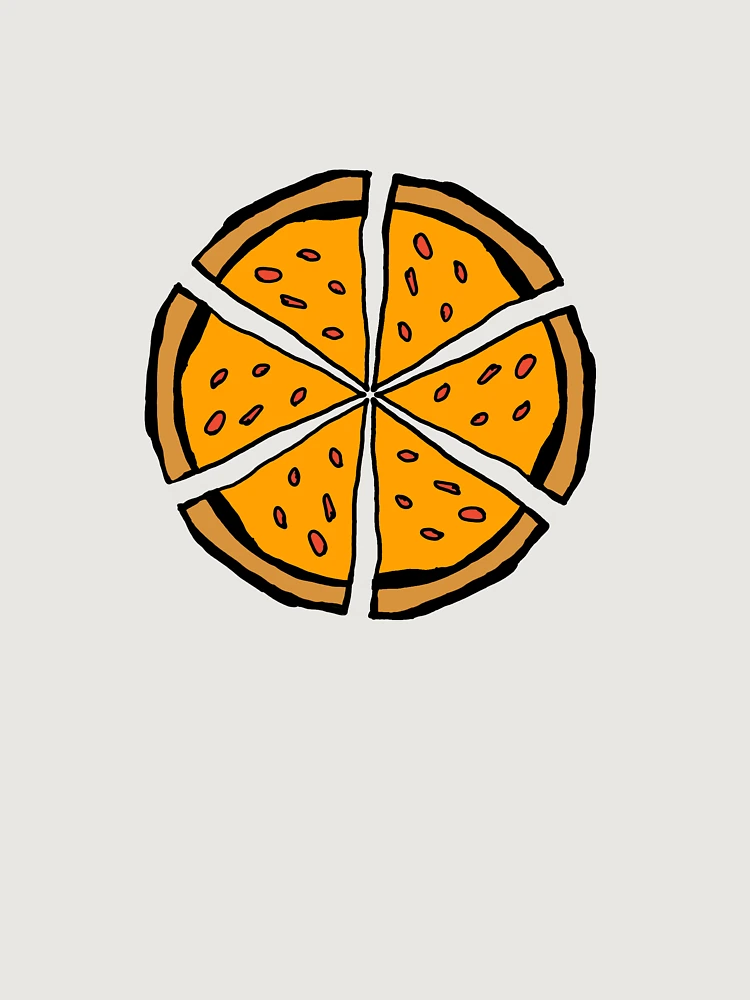 Thumbnail 6 von 6, Premium Oversized Pullover, Geschnittene Pizza designt und verkauft von PyroPython.