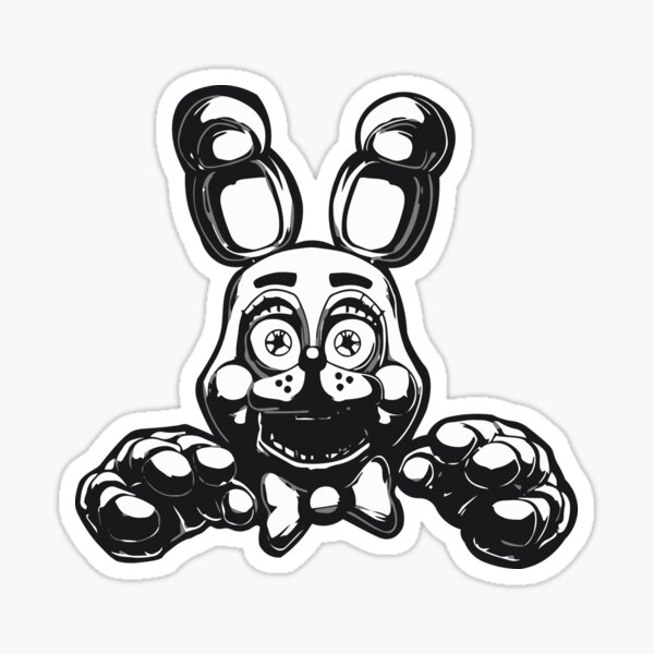 Withered Bonnie FNAF  Fnaf coloring pages, Dog coloring book