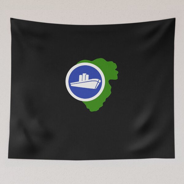 Item preview, Isla Nublar East Dock Sticker designed and sold by BjornLubahn.