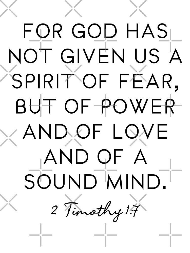 God Has Not Given Us A Spirit Of Fear T Shirt God Has Not Given Us A Spirit Of Fear T Shirt