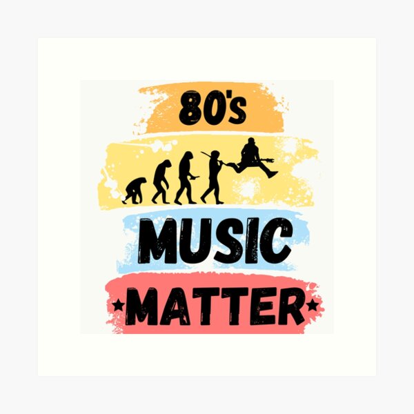 Artikel-Vorschau von 80er Musikliebhaber, 80er Musik ist wichtig, designt und verkauft von salahnewdesign.