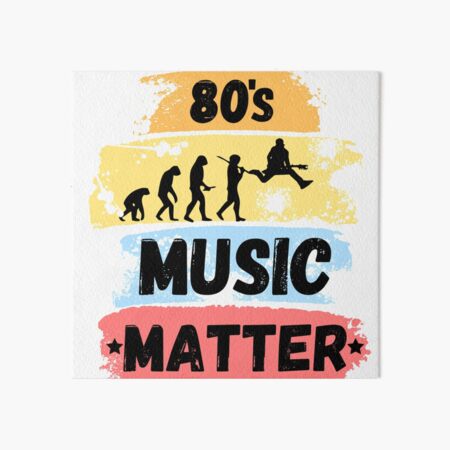 Artikel-Vorschau von 80er Musikliebhaber, 80er Musik ist wichtig, designt und verkauft von salahnewdesign.