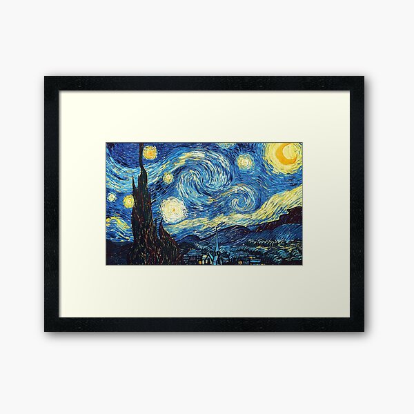 Aperçu de l'œuvre Nuit étoilée de Vincent van Gogh créée et vendue par angel82q.