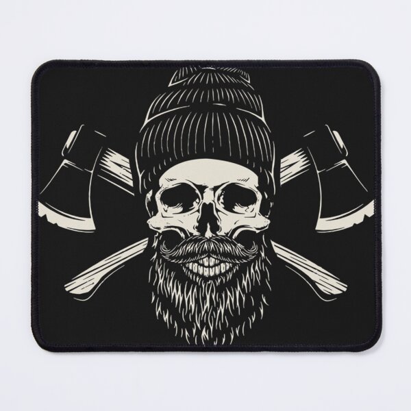 Item preview, Bearded Lumberjack Skull Classic designed and sold by Jsheilar.