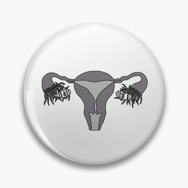 Item preview, Underwater uterus grey - small logo designed and sold by VeroPasdumonde.