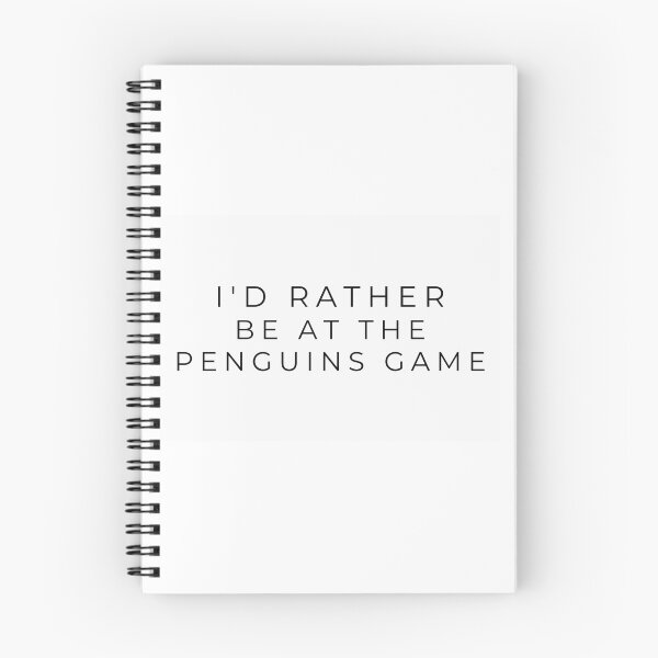 Item preview, I'd rather be at the penguins game designed and sold by adf-work.